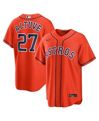 Nike Men's Jose Altuve Orange Houston Astros Alternate Replica Jersey