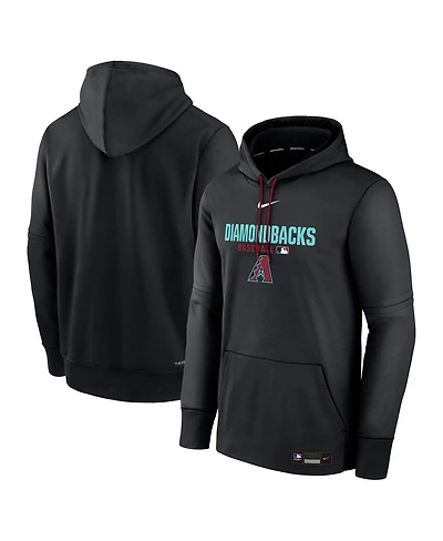 Nike Men's Black Arizona Diamondbacks Authentic Collection Therma-fit Hoodie