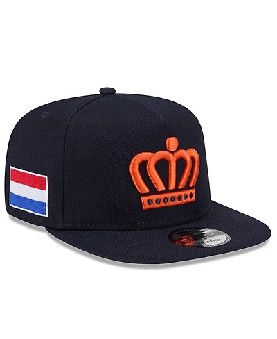 New Era Men's Navy Netherlands Baseball 2026 World Baseball Classic 9FIFTY A-Frame Snapback Hat