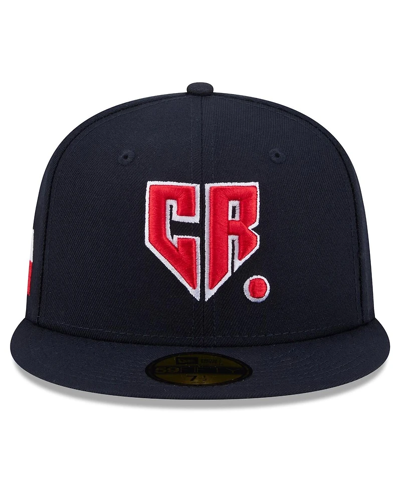 New Era Men's Navy Czech Republic Baseball 2026 World Classic 59FIFTY Fitted Hat