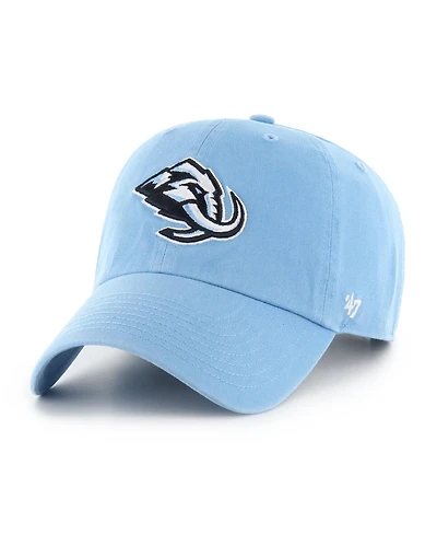 '47 Brand Men's Light Blue Utah Mammoth Logo Clean Up Adjustable Hat