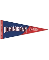 WinCraft Dominican Republic Baseball 2026 World Baseball Classic 12" x 30" Premium Pennant