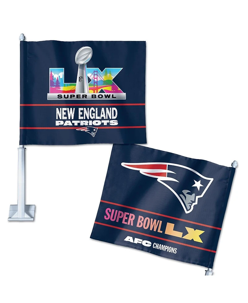 WinCraft New England Patriots 2025 Afc Champions Double-Sided Car Flag