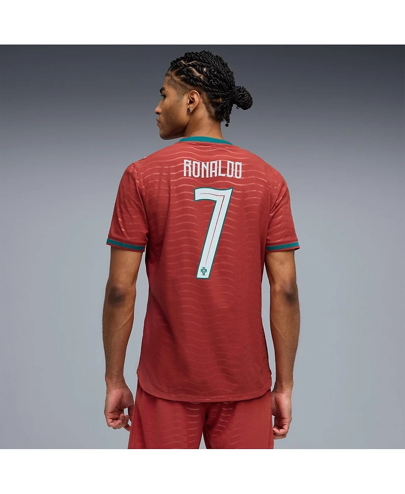 Puma Men's Cristiano Ronaldo Red Portugal National Team 2026 Home Authentic Jersey