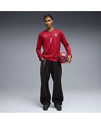 Puma Men's Cristiano Ronaldo Red Portugal National Team 2026 Home Replica Long Sleeve Jersey