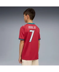 Puma Big Boys and Girls Cristiano Ronaldo Red Portugal National Team 2026 Home Replica Jersey