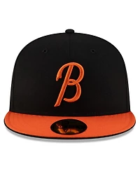 New Era Men's Black/Orange Baltimore Orioles Authentic Collection 59FIFTY Fitted Hat