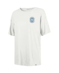 47 Brand Women's Natural New York Mets Back Canyon Sadie T-Shirt