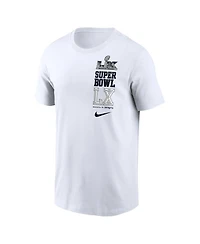 Nike Men's White New England Patriots vs. Seattle Seahawks Super Bowl Lx Dueling T-Shirt