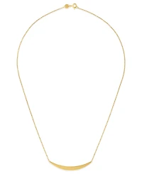 Macy's Polished Smile Necklace in 10k Gold