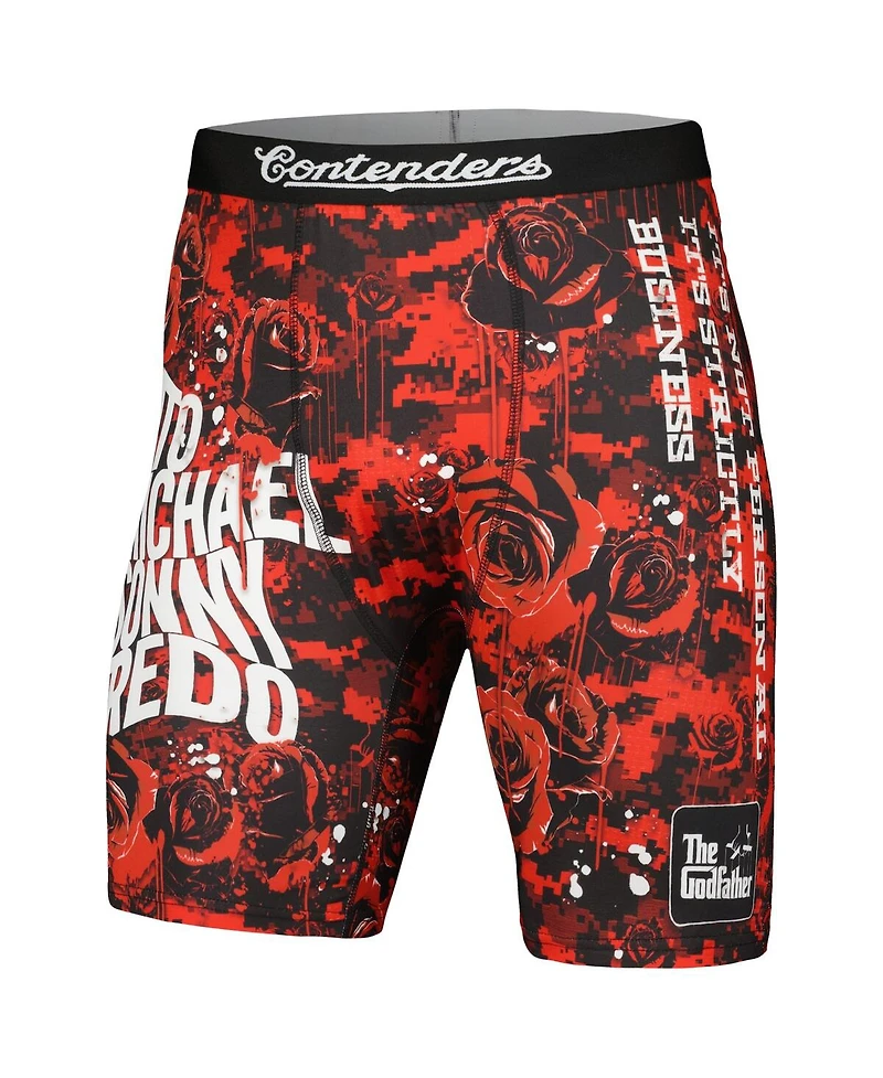 Contenders Clothing Men's Red The Godfather Strictly Business Boxer Briefs