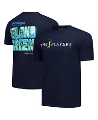 Flomotion Men's & Women's Navy the Players Greetings from Island Green T-Shirt