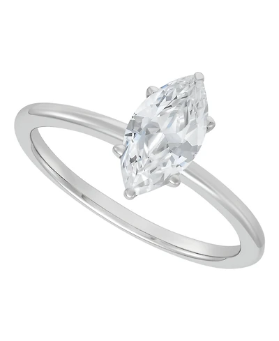 Igi Certified Lab Grown Diamond Solitaire Engagement Ring (1 ct. t.w.) 14k White Gold or Two Tone