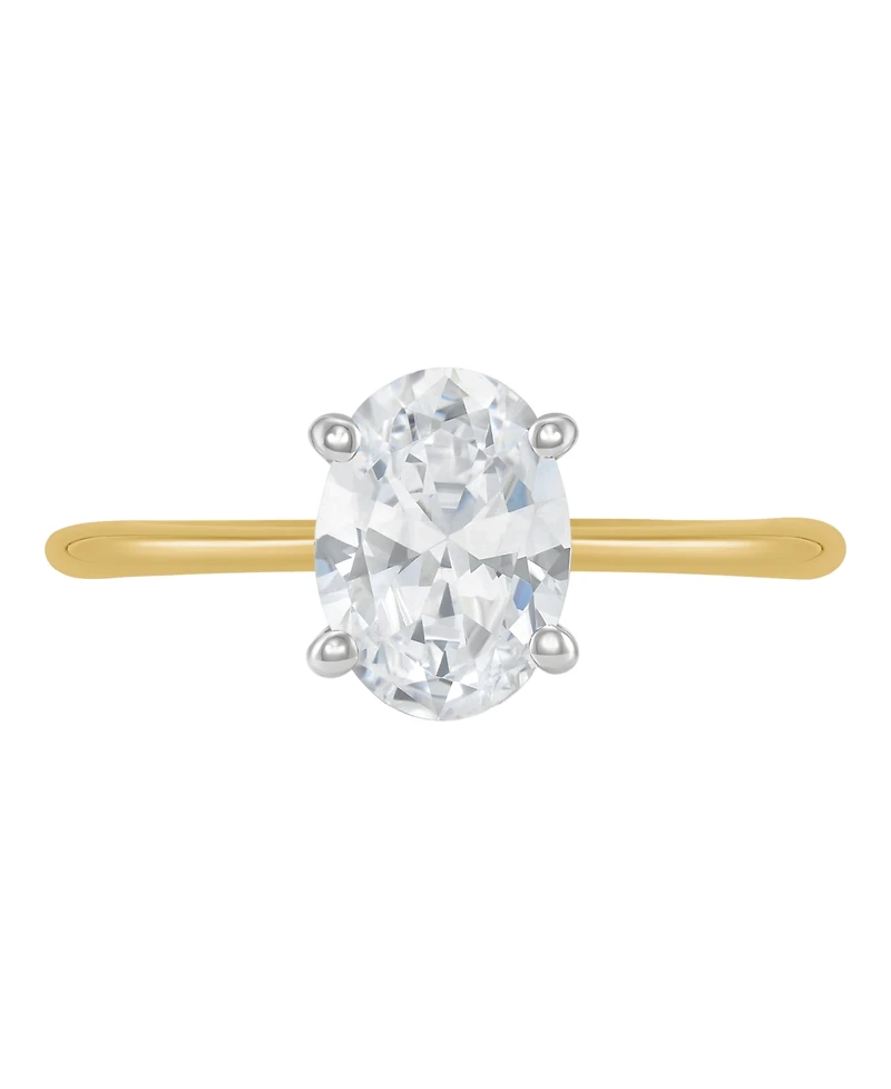 Grown With Love Igi Certified Lab Diamond Solitaire Engagement Ring (1-1/2 ct. t.w.) 14k Yellow Gold (Also White Gold)