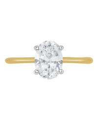 Grown With Love Igi Certified Lab Diamond Solitaire Engagement Ring (1-1/2 ct. t.w.) 14k Yellow Gold (Also White Gold)
