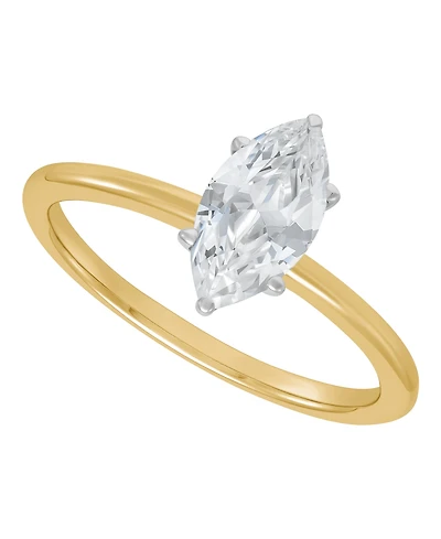 Igi Certified Lab Grown Diamond Solitaire Engagement Ring (1 ct. t.w.) 14k White Gold or Two Tone