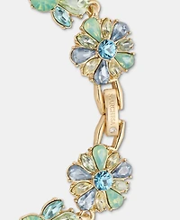 Marchesa Crystal Cluster Flower Flex Bracelet
