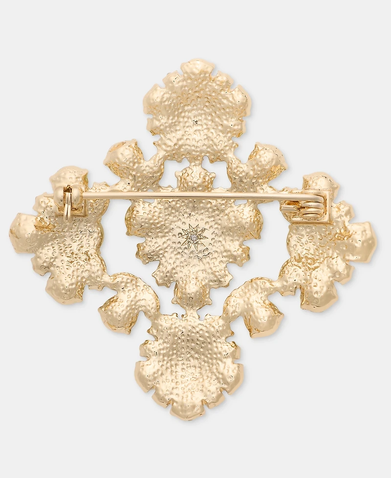 Marchesa Crystal Cluster Flower Pin