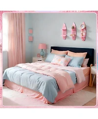 Yigii Surfboard Wall Shelves: 3 Piece Set for Beach Decor