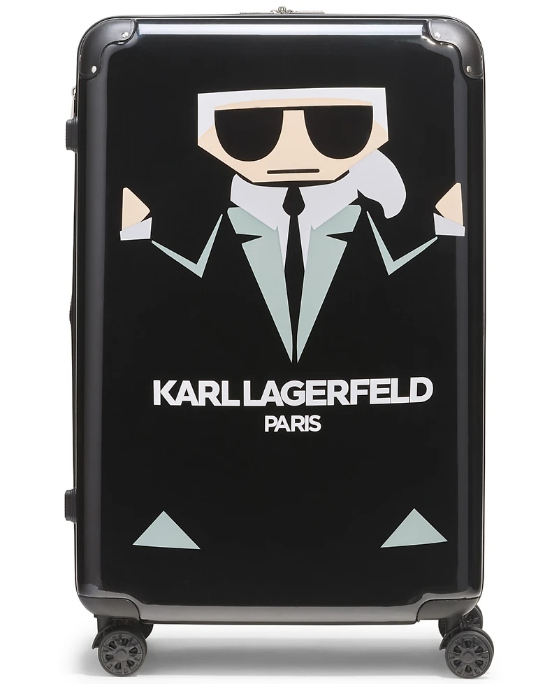 Karl Lagerfeld Paris Karl In Paris Large Upright Suitcase