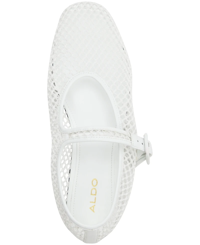 Aldo Women's Alissie Mesh Almond Toe Ballerinas Flats