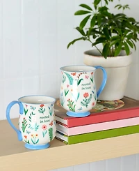 Oneida First Blooms Mugs, Set of 2