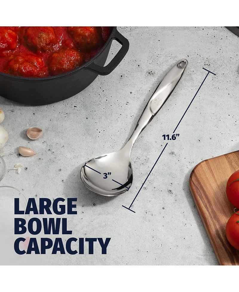 Stainless Steel Multi-Purpose Serving Spoon with Comfort Handle