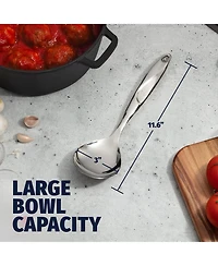Stainless Steel Multi-Purpose Serving Spoon with Comfort Handle