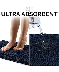 Soft Shaggy Microfiber Ultra Absorbent Bathroom Rug