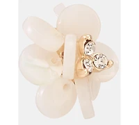 lonna & lilly Crystal Flower Stud Earrings