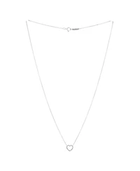 Pre-Owned Tiffany & Co Metro Open Heart Pendant Necklace