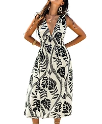 Cupshe Women's Curious Soul Tropical Maxi Beach Dress