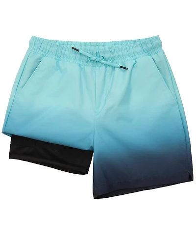 Rokka&Rolla Boys Swim Trunks with Compression Liner Upf 50+