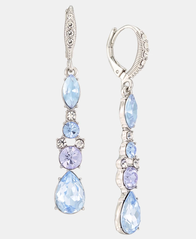 Givenchy Crystal Linear Drop Earrings