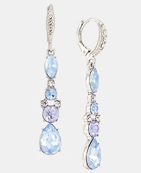 Givenchy Crystal Linear Drop Earrings