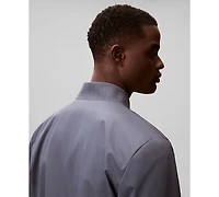 Calvin Klein Men's Birdseye Round Collar Bomber Jacket