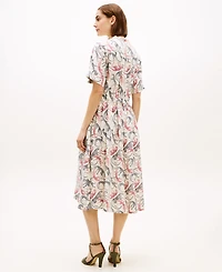 Tommy Hilfiger Women's Essential Collared Midi Shirt Dress