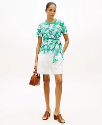 Tommy Hilfiger Women's Knot Detail Short-Sleeve T-Shirt