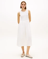 Tommy Hilfiger Women's Mixed Media Broderie Dress