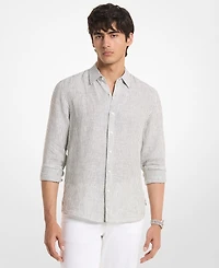 Michael Kors Men's Striped Long-Sleeve Shirt