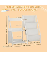 Rainsken Kids Bookshelf and Toy Organizer