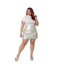 Smak Parlour Plus Size Belted Mini Skirt