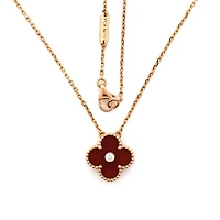 Pre-Owned Van Cleef & Arpels Vintage Alhambra Pendant Necklace