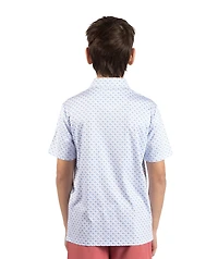 TailorByrd Boys Carts and Byrds Printed Performance Polo