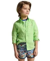 Polo Ralph Lauren Boys 2-7 Linen Shirt