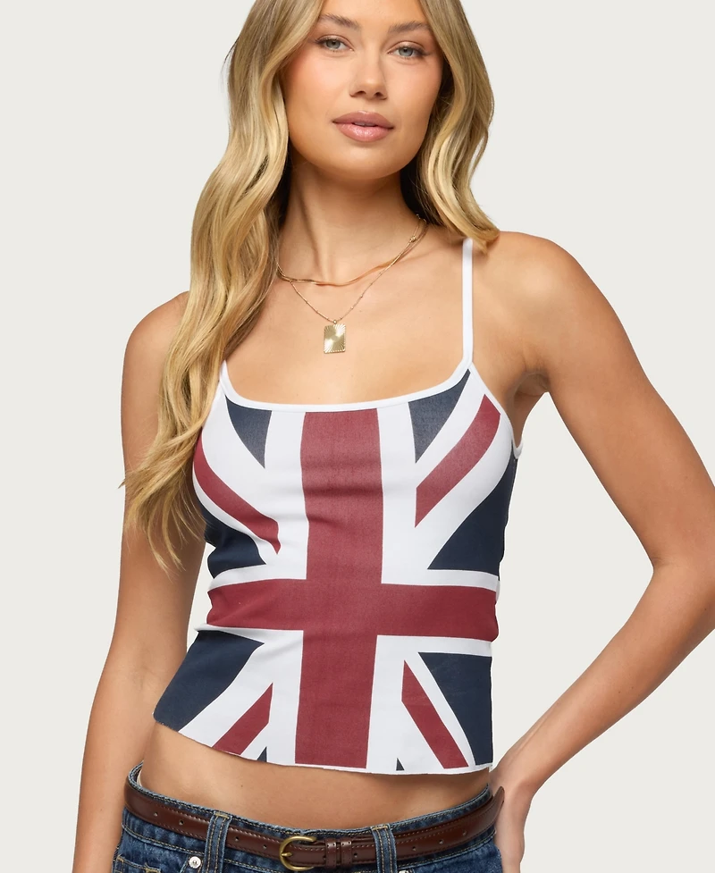 Edikted Women's Uk Babe Tank Top