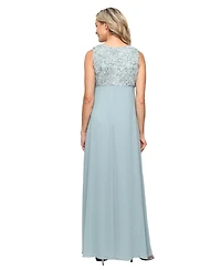 Alex Evenings Petite Soutache-Bodice Gown & Jacket