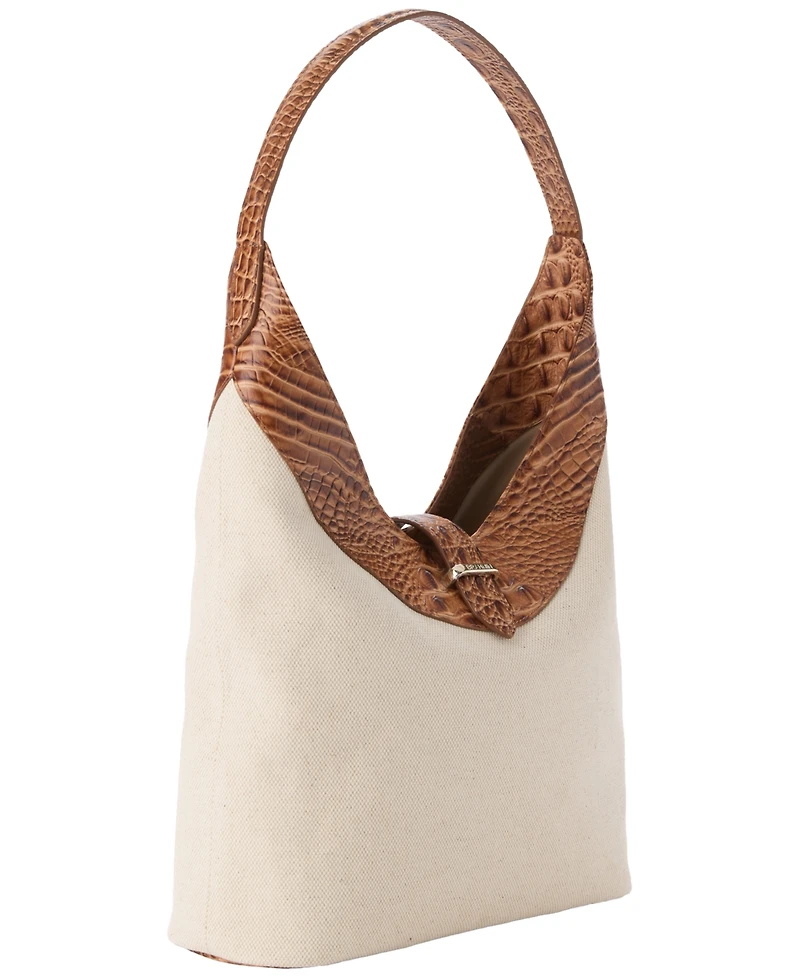 Brahmin Gwynne Palma Leather Medium Shoulder Bag