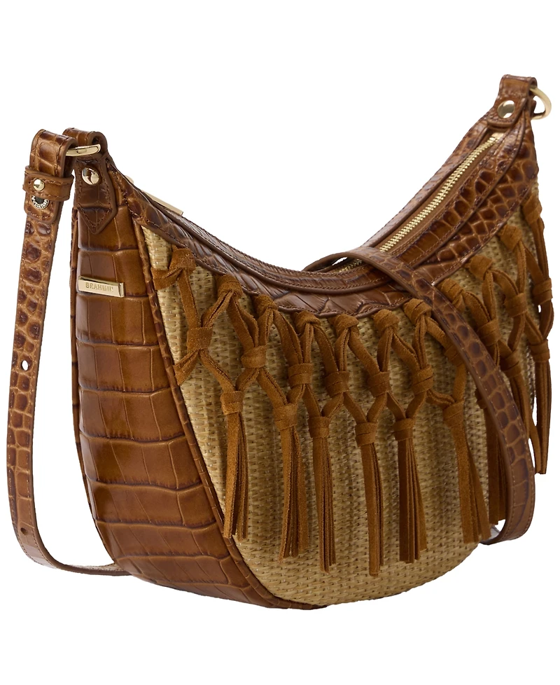 Brahmin Percy Venture Crescent Medium Crossbody Bag