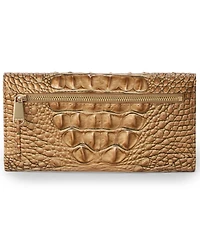 Brahmin Cordelia Embossed Leather Mini Wallet